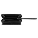 Bugatti dámska kožená peňaženka RFID Black Magic 49127401 čierna na mince
