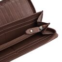 The Chesterfield Brand Dámska kožená peňaženka RFID Mirelle hnedá na mince