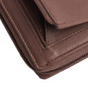 The Chesterfield Brand Dámska kožená peňaženka RFID Mirelle hnedá detail