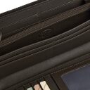 The Chesterfield Brand Dámska kožená peňaženka RFID Mirelle tmavo šedá rfid