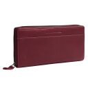 The Chesterfield Brand Dámska kožená peňaženka RFID Mirelle vínovo červená predná strana