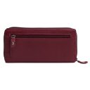The Chesterfield Brand Dámska kožená peňaženka RFID Mirelle vínovo červená zadná strana