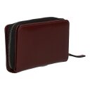 BURKELY kožená peňaženka RFID Myra 1002306.30.51 vínovo červená zadná strana