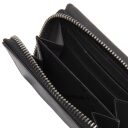 Dámska kožená peňaženka RFID Sorraia C08.052100 čierna vrecko na zips