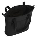 DANIEL RAY dámska kožená shopper kabelka Ulverstone DRL18.1593.00 čierna otvorená