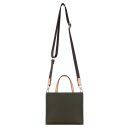 Bugatti kabelka Tote Bag Mini Ella 49664384 olivová zadná strana