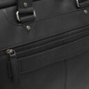 The Chesterfield Brand Kožená taška na notebook Montara C40.110600 čierna zadné vrecko