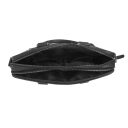 The Chesterfield Brand Kožená taška na notebook Montara C40.110600 čierna otvorená