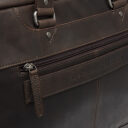 The Chesterfield Brand Kožená taška na notebook Montara C40.110601 hnedá zadná priehradka