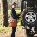 The Chesterfield Brand Kožená byznys taška na notebook Montara C40.110631 koňaková
