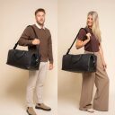 The Chesterfield Brand Kožená cestovná taška - weekender Amaris C20.006500 čierna pánska aj dámska