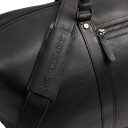 The Chesterfield Brand Kožená cestovná taška - weekender Amaris C20.006500 čierna polstrovaný ramenný popruh