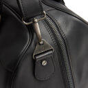 The Chesterfield Brand Kožená cestovná taška - weekender C20.007000 Liam II čierna detail pracka