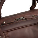 The Chesterfield Brand Kožená cestovná taška - weekender C20.007001 Liam II hnedá dvojcestný zips