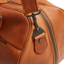 The Chesterfield Brand Kožená cestovná taška - weekender C20.007031 Liam II koňak detail pracka
