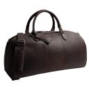 The Chesterfield Brand Kožená cestovná taška - weekender C20.007101 William II hnedá predná strana
