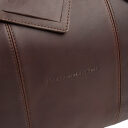 The Chesterfield Brand Kožená cestovná taška - weekender C20.007101 William II hnedá logo