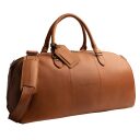 The Chesterfield Brand Kožená cestovná taška - weekender C20.007131 William II koňak predná strana