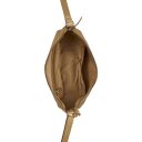 BURKELY Kožená crossbody kabelka Soft Skylar 1000844.85.21 béžová