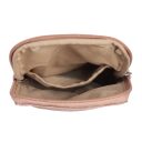 The Chesterfield Brand Kožená crossbody taška Cambridge C58.033009 svetloružová otvorená