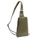The Chesterfield Brand Kožená crossbody taška Isley C58.034702 olivová predná strana