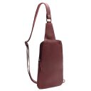 The Chesterfield Brand Kožená crossbody taška Isley C58.034718 vínovo červená predná strana
