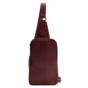 The Chesterfield Brand Kožená crossbody taška Isley C58.034718 vínovo červená
