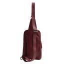 The Chesterfield Brand Kožená crossbody taška Isley C58.034718 vínovo červená zadná strana