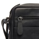 The Chesterfield Brand Kožená crossbody taška na doklady Laveno C48.138600 čierna predné vrecko