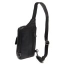 The Chesterfield Brand kožená crossbody taška Turella C58.071400 čierna zadná strana