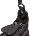 The Chesterfield Brand Kožená hobo kabelka cez rameno / crossbody Mirave C48.139000 čierna detail