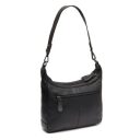The Chesterfield Brand Kožená hobo kabelka cez rameno / crossbody Mirave C48.139000 čierna zadná strana