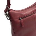 The Chesterfield Brand Kožená kabelka - batoh 2v1 Azura C48.143818 vínovo červená zadná priehradka