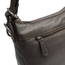 The Chesterfield Brand Kožená kabelka - batoh 2v1 Azura C48.143833 tmavošedá zadné vrecko