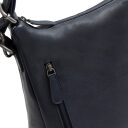 The Chesterfield Brand Kožená kabelka - batoh 2v1 Azura tmavo modrá predné vrecko