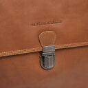 The Chesterfield Brand Kožená kabelka do ruky aj cez rameno Angera C48.136431 koňaková logo