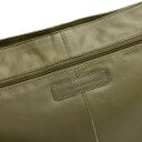 The Chesterfield Brand Kožená kabelka do ruky aj cez rameno Astero C48.142302 olivová logo