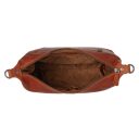 The Chesterfield Brand kožená kabelka do ruky aj cez rameno Skara C48.140231 koňaková otvorená