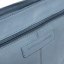 The Chesterfield Brand Kožená kabelka do ruky aj cez rameno Zarita C48.142215 svetlo modrá logo
