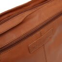 The Chesterfield Brand Kožená kabelka do ruky aj cez rameno Zarita C48.142231 koňaková logo