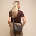 The Chesterfield Brand Kožená kabelka do ruky aj cez rameno Zarita C48.142233 tmavo sivá ako crossbody