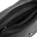 The Chesterfield Brand Kožená kabelka cez rameno Zora C48.144400 čierna vnútorné priehradky