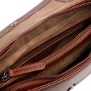 The Chesterfield Brand Kožená kabelka cez rameno Zora C48.144431 koňaková vnútorné priehradky