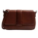 The Chesterfield Brand Kožená kabelka na rameno Zora C48.144431 koňaková bez krátkeho popruhu