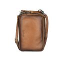 Bellicci Kožená kabelka na smartphone KIA koňaková BEKI-42/150 COGNAC - zadná strana kabelky