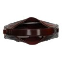 BURKELY kožená kabelka do ruky aj cez rameno Cool Colbie 1000862.29.97 burgundy otvorená