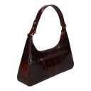 BURKELY kožená kabelka do ruky aj cez rameno Cool Colbie 1000862.29.97 burgundy zadná strana