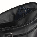 The Chesterfield Brand kožená kabelka cez rameno / crossbody Caia C48.144600 čierna otvorená