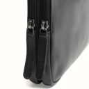 The Chesterfield Brand kožená kabelka cez plece / crossbody Caia C48.144600 čierna dva zipsy