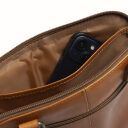 The Chesterfield Brand kožená kabelka cez rameno / crossbody Caia C48.144631 koňaková otvorená